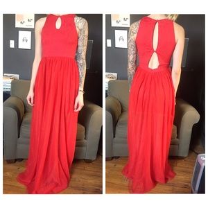 Ark & Co Elegant Red Dress NWT